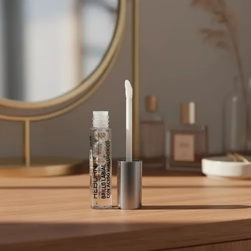 Brillo Labial Con Ácido Hialurónico Heburn Cristal