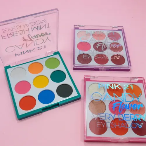 Paleta de Sombras Pink 21 Candy Flavor 9 Colores Variados