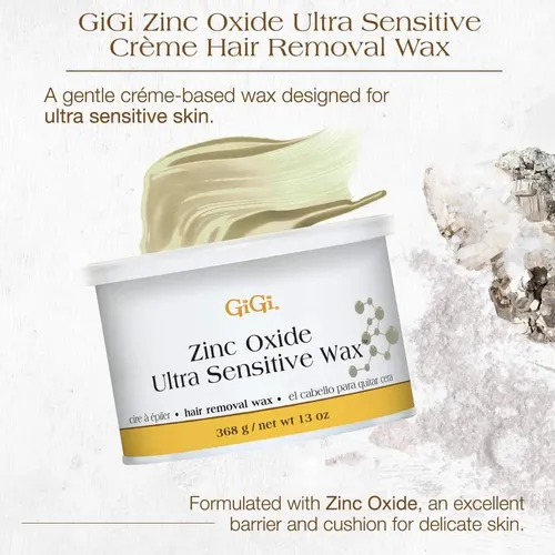 Cera Suave Gigi Óxido De Zinc Ultra Sensible 13 Oz