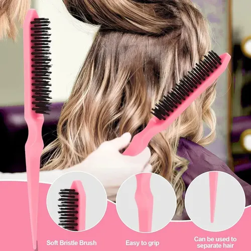 Kit De Cepillos Y Peines Para Peinar Cabello, Pinzas, 8 Piez