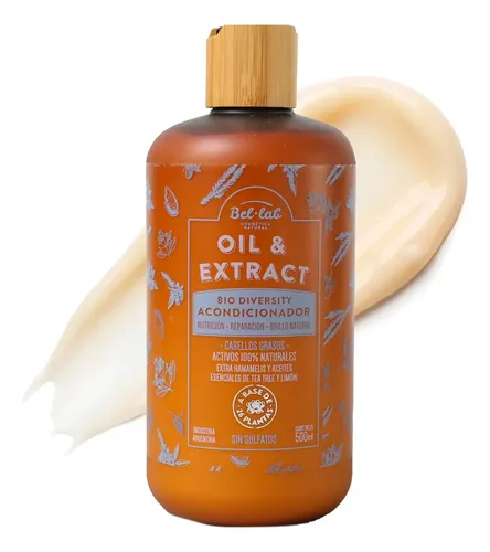 Acondicionador Natural Bel Lab Cabellos Grasos Oil & Extract
