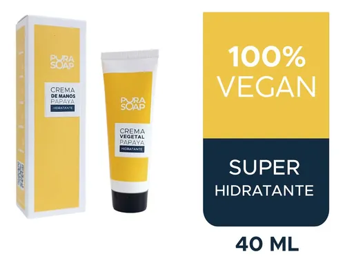 Crema Hidratante de Papaya para Manos Secas y Agrietada y de Rápida Absorción