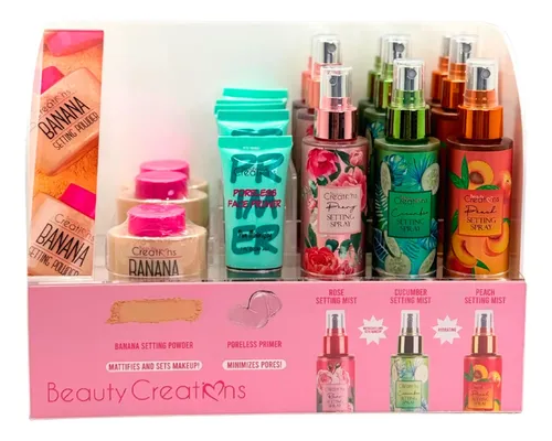Kit Beauty Creations Polvo Banana Primer Spray Fijador