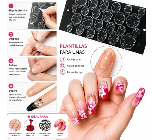 24 Adhesivos Pegamento Para Uñas Postizas Pegatinas