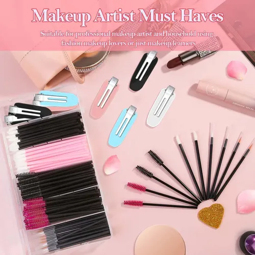 Kit De Aplicadores Desechables Audab Con Puff Para Maquillaj