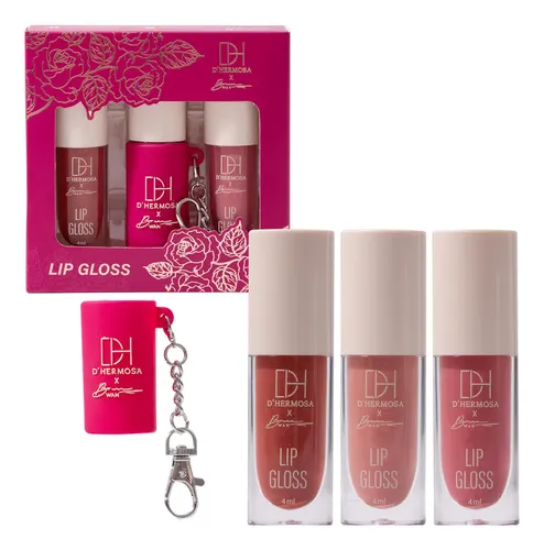 Kit Gloss Labial Liquid Hidratante 3 Units Im