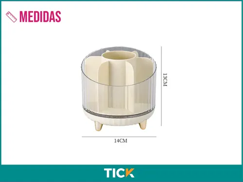 Organizador Maquillaje Porta Cosmético Y Brochas Makeup