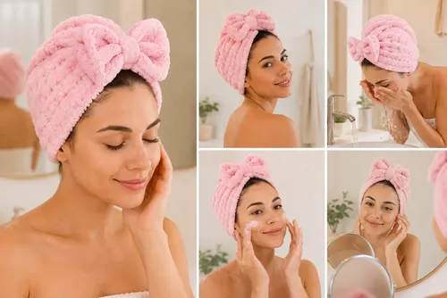Turbante Gorro De Baño Para Cabello Super Absorbente Premium