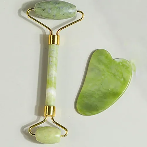 Stone Neck Body Natural Gua Jade Roller Sha Face Natural