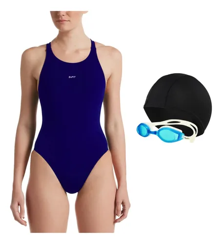 Combo Natacion  Malla + Antiparra + Gorro Cloro Resistente