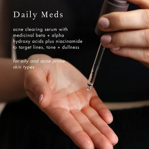 Bioele Daily Meds – 1 Fl Oz – Acne Clearing Serum With