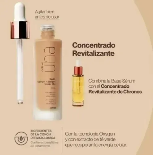 Sérum Nude Me Base De Maquillaje Natura Una 30 Ml Tono 31N