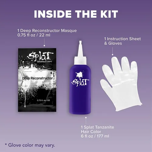 Tinte Semipermanente Splat Midnight Tanzanite Kit Completo
