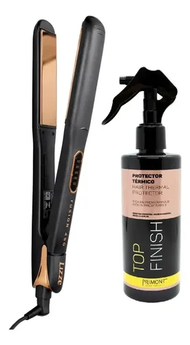 Planchita Lizze Fusion 480 + Protector Térmico Primont Negro