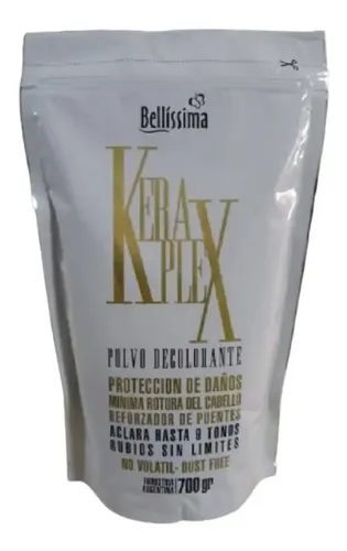 Polvo Decolorante Profesional Keraplex Bellissima Cabellos Tono 9 Tonos
