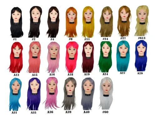 Pelucas Fantasía Anime Otaku Natural Lacio Punta Con Ondas 6