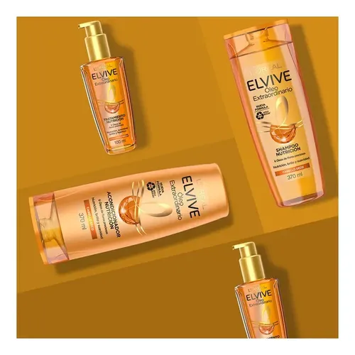 L’Oréal Paris Aceite capilar Elvive Óleo Extraordinario Nutre y aporta brillo a tu cabello, control de frizz