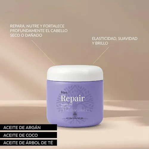 Máscara 250 Ml Eol Repair Argan