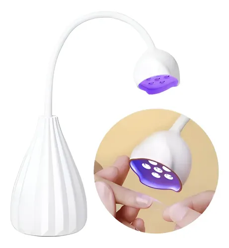 Cabina Inalambrica Flor Uv/led Soft Gel 12w Usb Paris Nigth