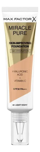 Base de maquillaje Max Factor Miracle Pure Light Ivory 40
