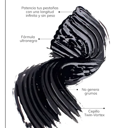 Infinilash Mascara Rimel Alargador Infinito Farmasi Color Negro