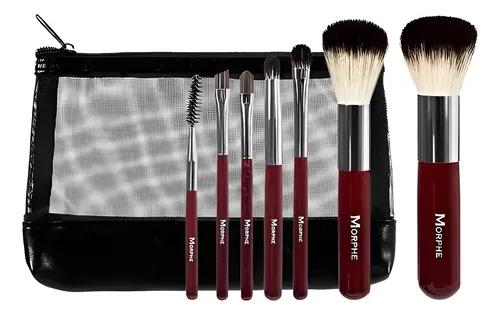 Set Morphe De 7 Piezas N° 602 Mini Badger Brush Cerdas Naturales Y Sintéticas Original Envío A Todo El País