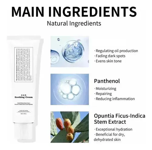 Ab3 Piezas, Crema Reparadora Intensiva, Crema Calmante 345,