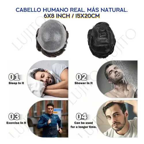Prótesis Capilar Indetectable Cabello Humano