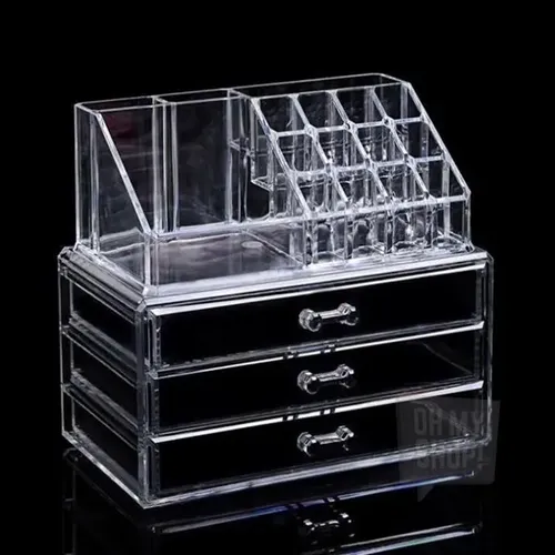 Organizador Maquillaje Acrilico Cajones Porta Cosméticos Oms