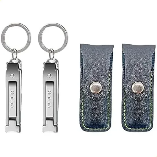 Cortador De Uñas Portátil De Acero Inoxidable, Llavero Alemá Small