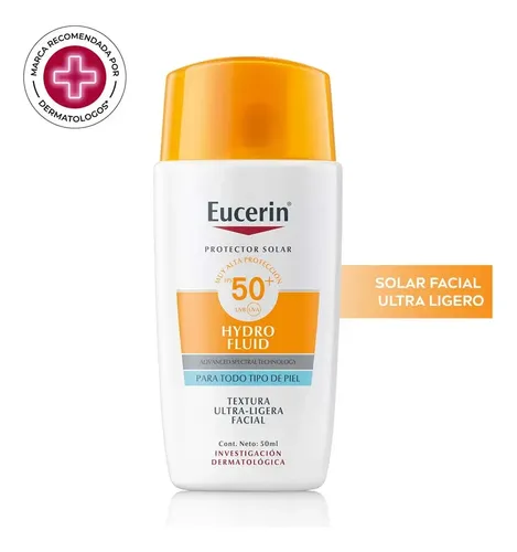 Protector Solar Facial Hydro Fluid Fps50+ Contiene 50Ml Eucerin