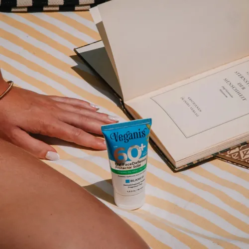 Protector Solar Facial Spf 60 Blanco Toque Seco 36ml Veganis