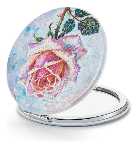 Espejo De Aumento Compacto Omirro 1x/10x Rosa