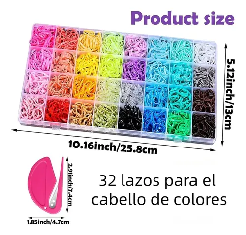 Para Herramienta De Peinado De 6 Piezas Con Elástico De 32 C