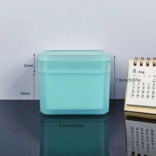 Caja De Algodón Para Desmaquillar, Doble Capa