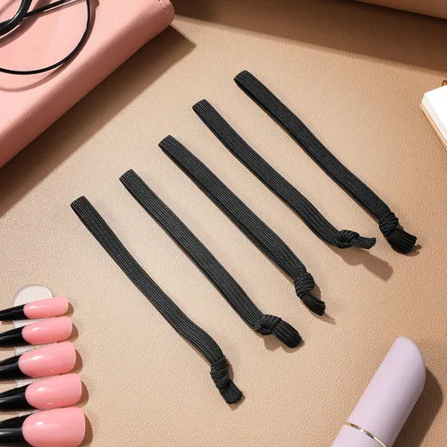 100 Cintas Elásticas Para El Pelo, Anudadas, Cintas Para El