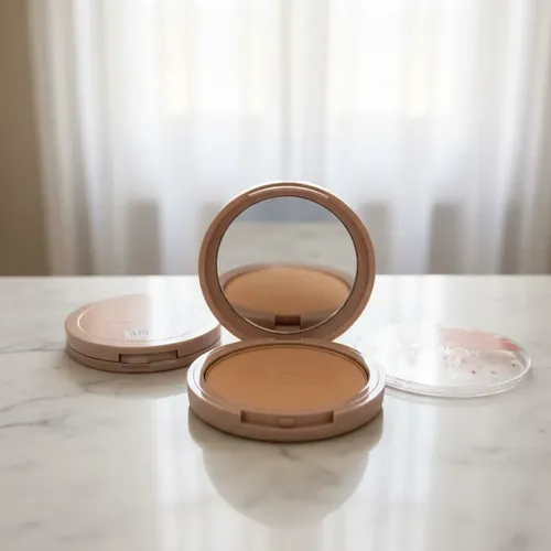 Maquillaje Polvo Compacto Mely Contour Wave Mate Natural 10g