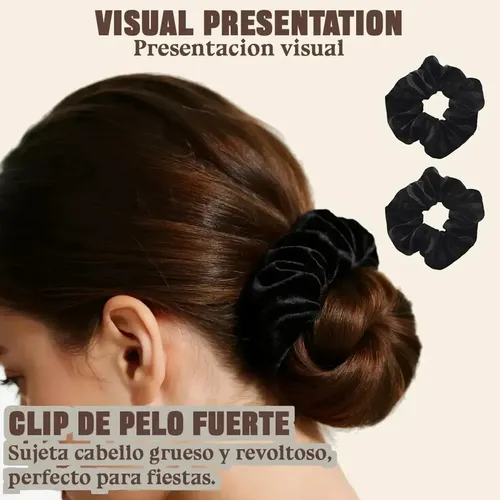 Pack Ondulador Sin Calor Negro, Kit Con Varilla, Gorro Y