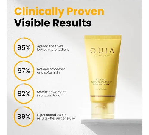 Máscara Hidratante Quia Beauty Cúrcuma 75ml – Piel Todo Tipo De Piel