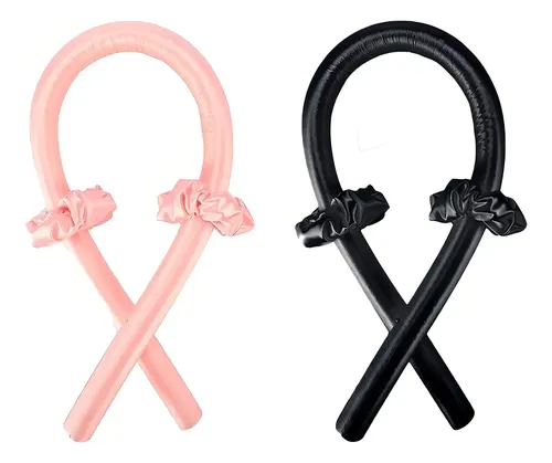 Modelador Curling Rod Cetim Sem Calor + 2 Scrunchies