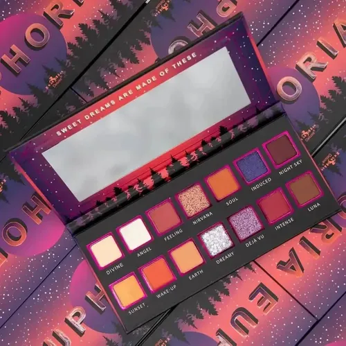 Paleta De Sombras 14 Tonos Euphoria Italia Deluxe Color De La Sombra