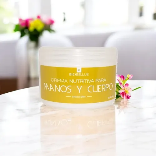 Crema Manos Y Cuerpo Nutritiva Aceite Oliva 250ml Biobellus