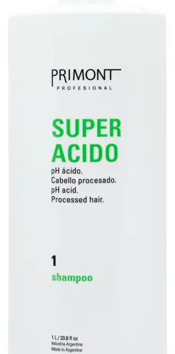 Primont Super Ácido Kit Shampoo + Acondicionador 1l Local