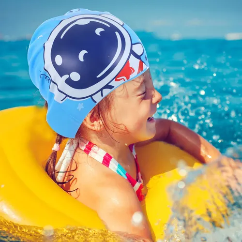 Gorro De Baño Para Piscina, Gorro De Natación Para Niños Y E