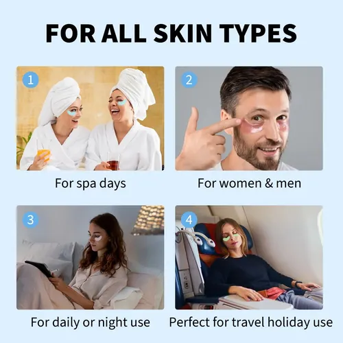 Parches Para Ojeras Y Ojeras, Máscara De Ojos Para Ojos Hinc