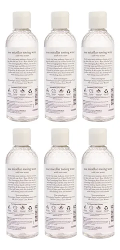 Agua Micelar Tonificante Burts Bees Rose, Paquete De 6