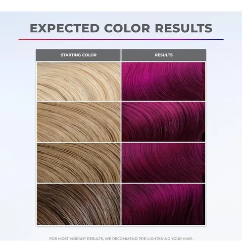 Tinte Semipermanente Xmondo Color Purpura Y Rosa 8 Oz