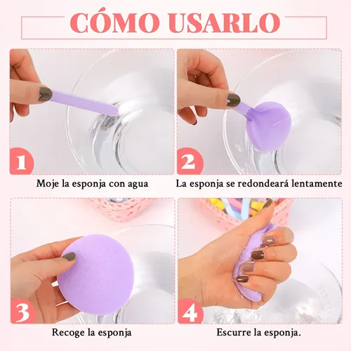 //* 180pcs Esponja Facial Comprimida For Limpieza Y ..
