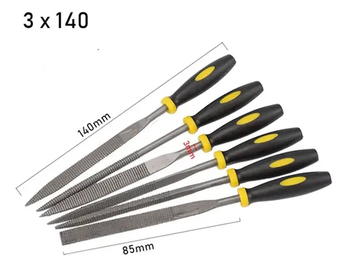 Limas For Uñas Variadas Tipo Aguja Y Mini Limas