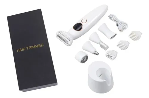 Afeitadora Eléctrica 5 En 1 Para Mujer, Kit De Afeitado Húme